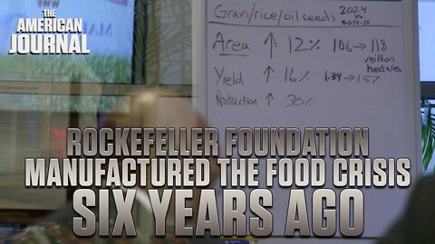 Six Years Ago, NGOs And Rockefeller Foundation Simulated Skyrocketing Food