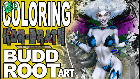 Dan Lawlis Coloring Budd Root's Kor-Drath Comic Book Art