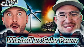 Idiots Debate the Usefulness of Windmills & Solar Power