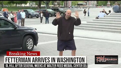 #Fetterman Finally Comes back to Capitol Hill