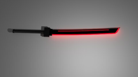 How to make this sword in Blender