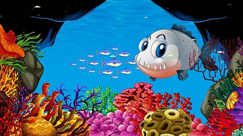 Rock A Bye Baby - Undersea Animation - Baby Lullaby