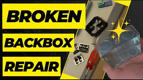 5 Ways to Repair a Broken Metal Backbox | Electricians Tips & Tricks