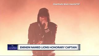 Eminem named honorary captain for Lions Monday night game
