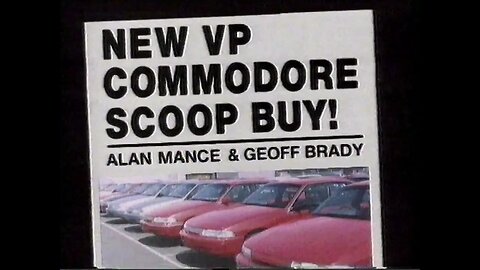 TVC - Alan Mance and Geoff Brady Car Dealers Holden Commodore (1991)