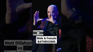 Testicles?... #mattdillahunty #dineshdsouza #womenswashroom #memsroom #transgender #politics #debate