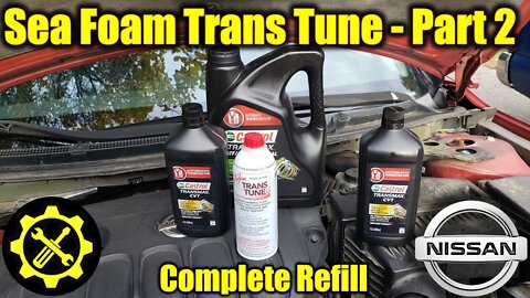 Nissan CVT Transmission - Sea Foam Trans Tune (Part 2) - Draining and Refilling