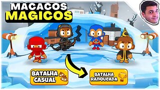 Da Pra VENCER Usando macacos MAGICOS ? BLOONS TD 2 BATTLES