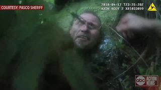 Pasco deputies arrest suspect hiding in swamp | Video released