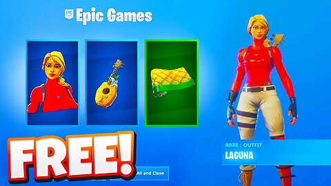 How To Get The New "LAGUNA STARTER PACK" For *FREE* In Fortnite! (New Laguna Gameplay)