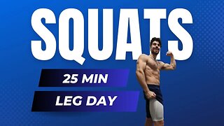 At Home Squat Workout | No Equipment