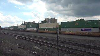 Intermodal headed east in Altoona Pa