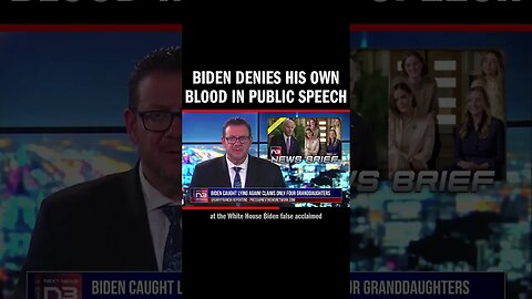 Biden Denies His Own Blood in Public Speech