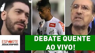 Cusparada de Bruno Henrique gera DEBATE QUENTE ao vivo!