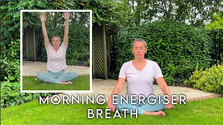 10 Min Morning Energiser Breath | Start the day energised and focused! #morningroutine