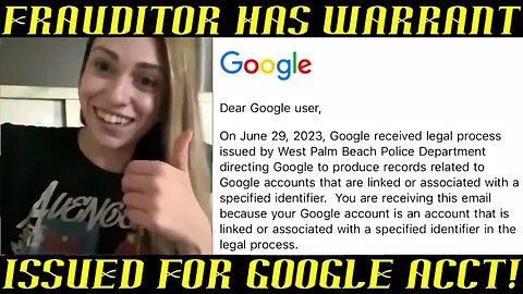 Frauditor Acura Amanda Has Warrant Issued For Google Account: HAHA!