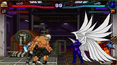 Mugen: Rick Taylor/Fulgore vs Arch Angel/Pyro