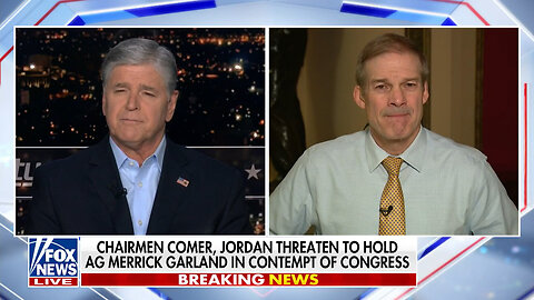 Comer, Jordan Threaten To Hold Garland In Contempt Of Congress