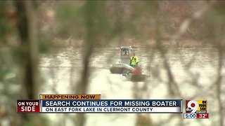 Search continues for missing boater