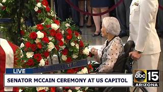 Meghan McCain and Roberta McCain at Washington ceremony