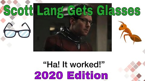 Scott Lang Gets Glasses 2020 Edition Ant Man Fan Fiction 👓