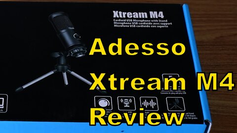 Adesso Xtream M4 Cardioid Condenser microphone review