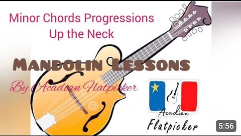 Mandolin Lesson - Minor Chord Progression Up the Neck