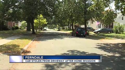 Car stolen from driveway after home invasion