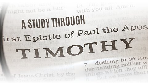 Public Worship Parameters (1 Timothy 2:8-15)