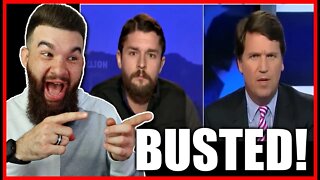 Tucker Carlson EXPOSES Fake Protester, Then REALIZES What He is Really Doing