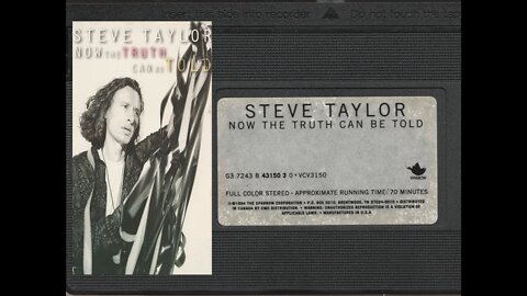 Steve Taylor 📼 Now the Truth can be Told. Full 1994 VHS. Iconic Christian Musician