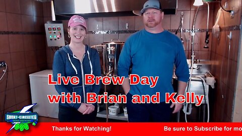 Live Brew Session with Brian and Kelly Brewing Flat Tire