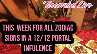 12/12 Portal ⚖️ This Week for Love and Money for All Zodiac Signs 💫Tarot Card Reading