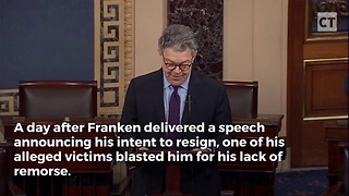 Franken Accuser Blasts Senator For Resignation Speech