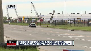 Detroit City Council approves land deal for Fiat Chrysler plant