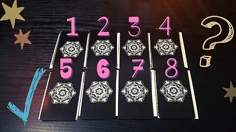 Why? Maybe Yes No Pick a Card Tarot Reading Quick 8x