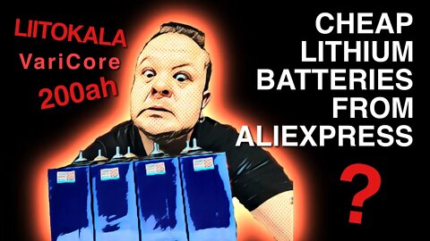 Cheap 200Ah LITHIUM BATTERIES from Aliexpress [•LIITOKALA•UNBOXING•]