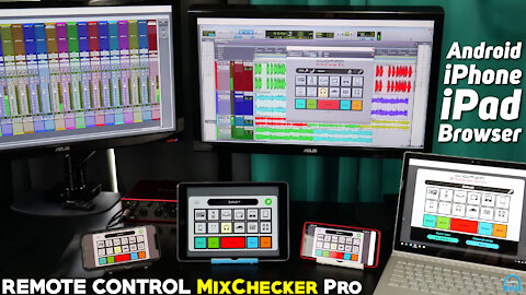 Remotely Control MixChecker Pro with MixChecker RC App or Browser