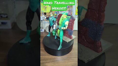 Green Lantern and Green Arrow action figures!