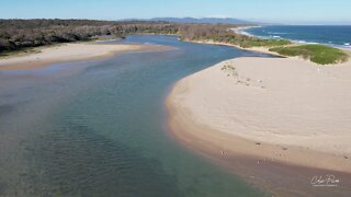 Betka River and Beach 3 December 2021 by drone