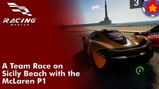 A Team Race on Sicily Beach with the McLaren P1 | Racing Master