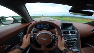 Aston Martin DBS Superleggera Goes Over 260 KPH On Autobahn