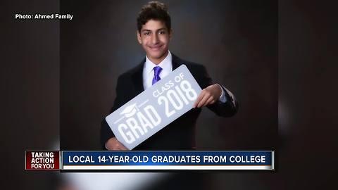 14-year-old Hillsborough County student graduates college, hopes to finish med school by age 20