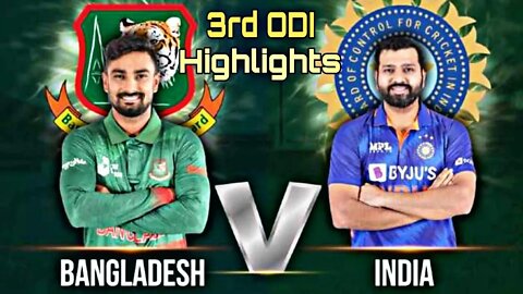 IND vs BAN Match 3rd ODI Series 2022 Highlights | IND vs BAN 3rd ODI Highlights | Cricket 22