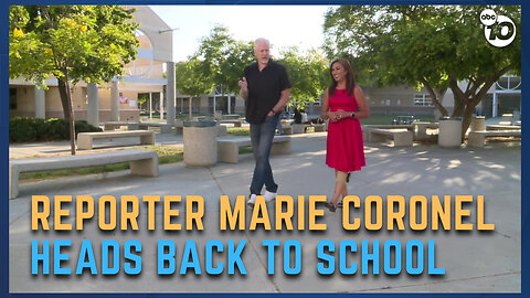 Marie Coronel visits her old stomping grounds at Eastlake High