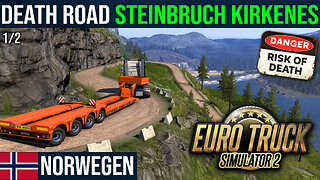 ETS2 ProMods - Unterwegs auf der GEFÄHRLICHSTEN Straße Norwegens am Steinbruch KIRKENES