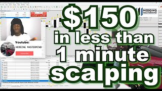 How To Make $150 in 1 Minute Fast Scalping the 5 Minutes Forex Live Chart #FOREXLIVE #XAUUSD
