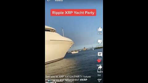 XRP RIPPLE YAUGHT PARTY!