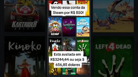 #steam #vendoconta #vendocontasteam