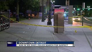 Police investigating shooting near Grand Circus Park in downtown Detroit